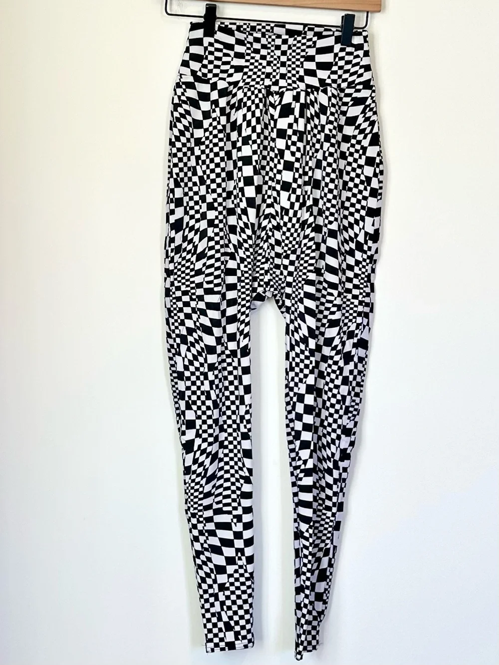 Weissman Black Sequin Vest with Black & White Checker Pants Jazz Hip Hop Dance